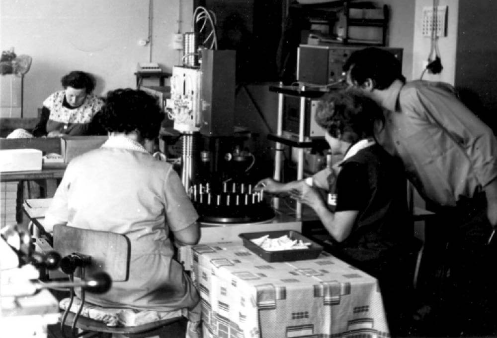 In der Produktion © Betriebschronik Markant 1988